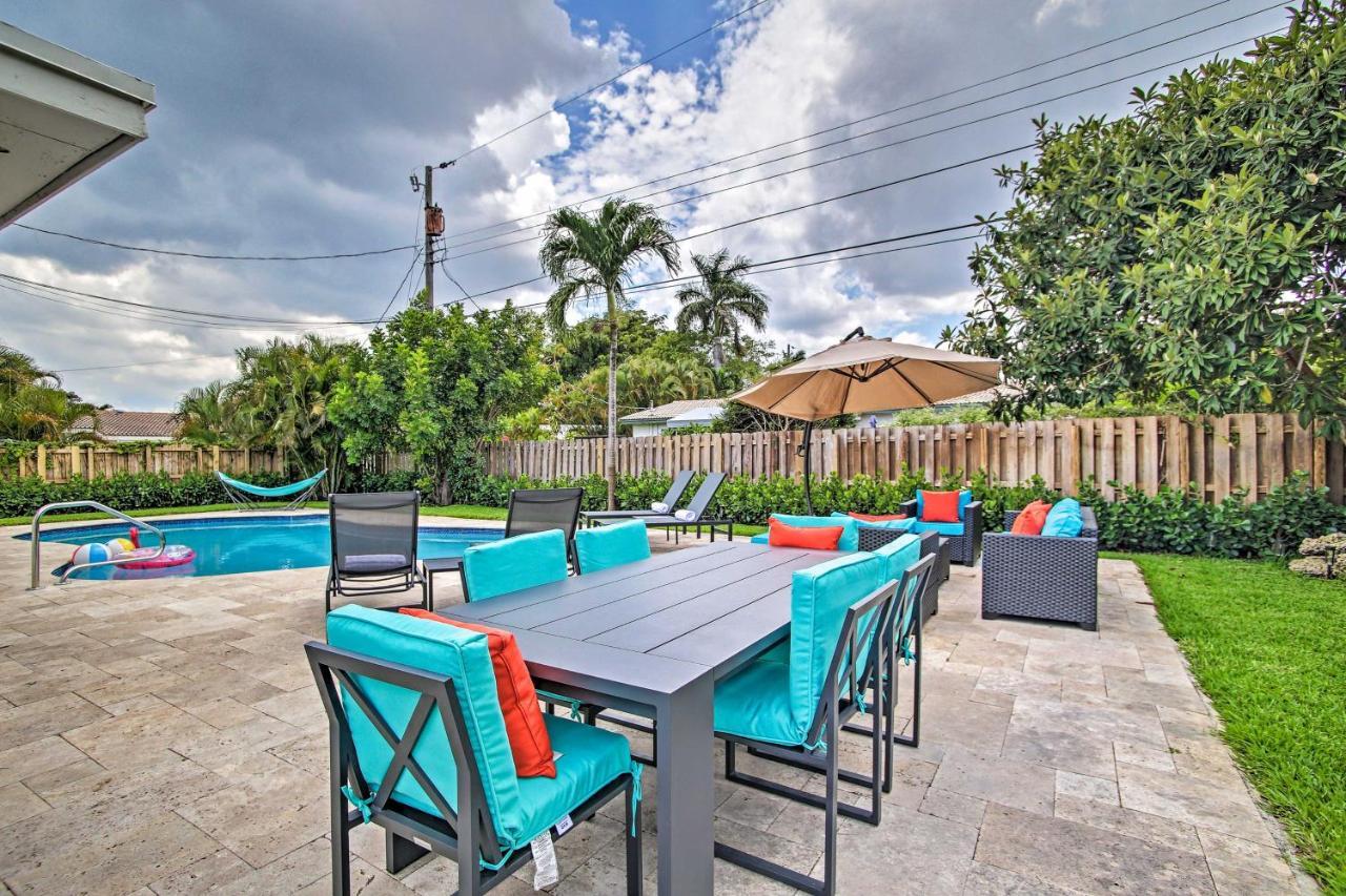 The Teal House - Pool And Yard, 2 Mi To Beach Vila Fort Lauderdale Exterior foto